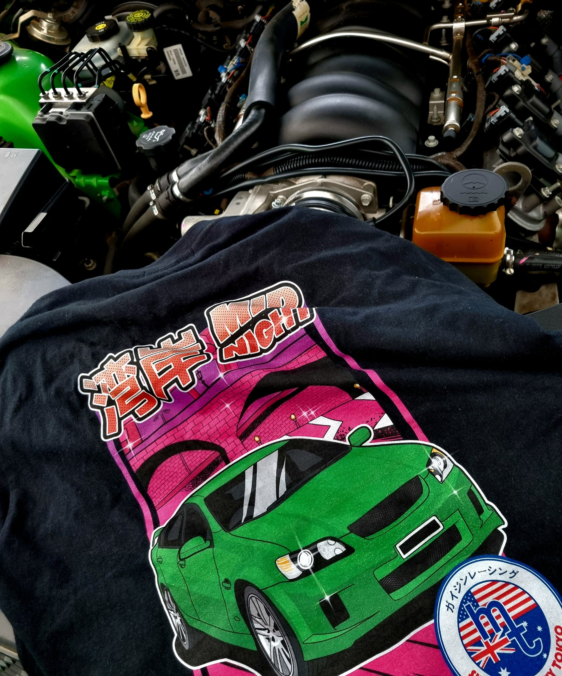Supra Garage - Mikey Threads -  Bluering Records - Dr.Rotary -  Turbo Engineering -  Italian Club - Essentials White